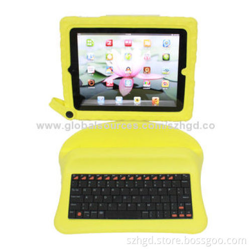 Stand Cover for iPad with Keyboard, OEM and ODM Factory, Fall-resistant and Anti-scratch
